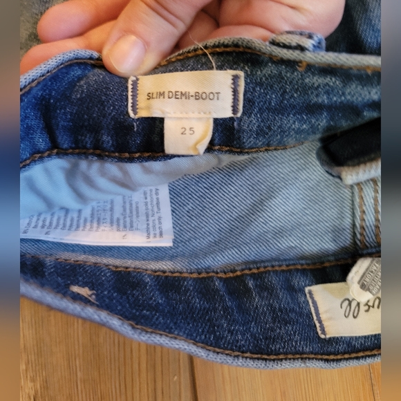 Madewell Slim Demi-Boot Jeans Size 25 - Picture 2 of 12